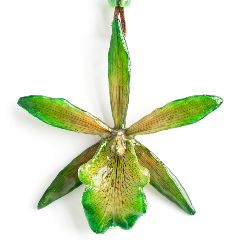 Cattleya orchid necklace Clearance
