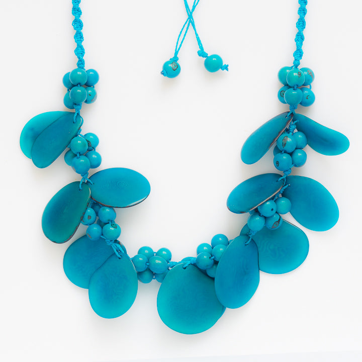 Blue Tagua Necklace