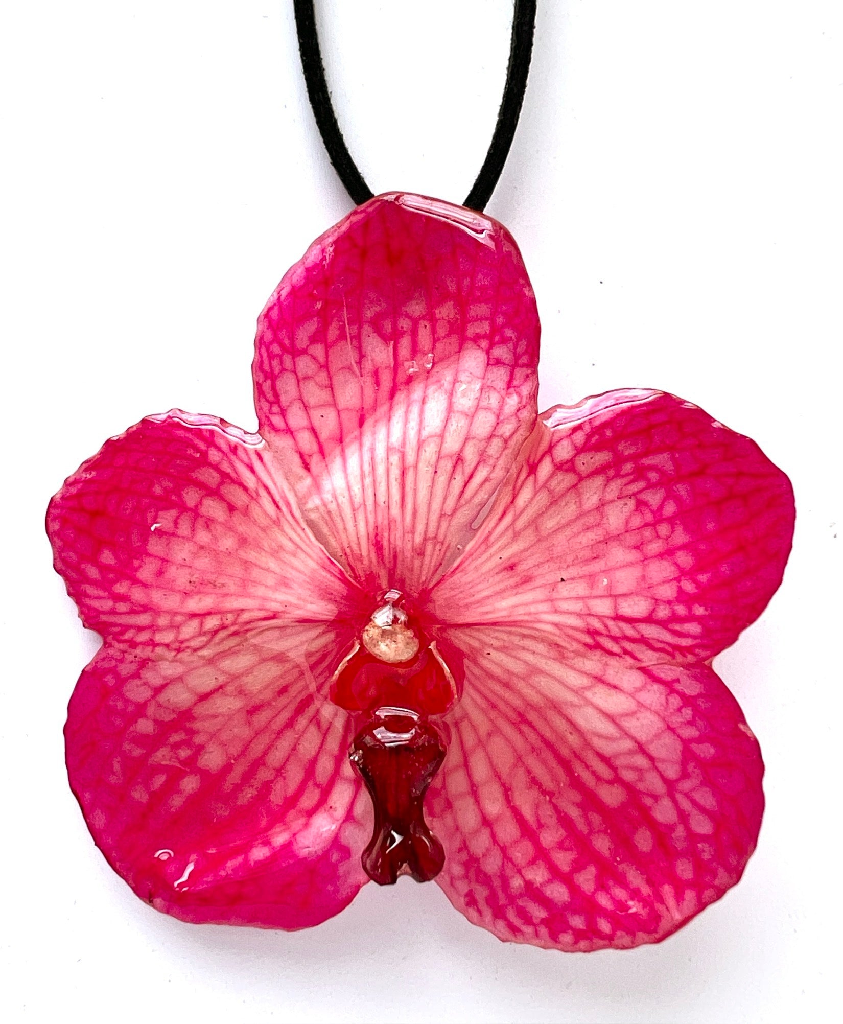 Pink Vanda Orchid Necklace