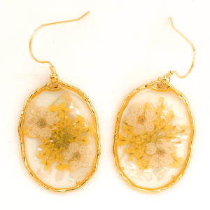 Yellow Orb Diana Earrings