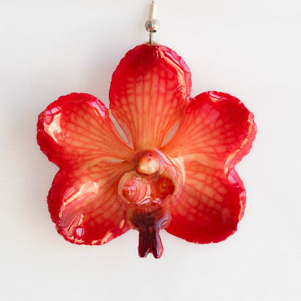 Flower Earrings Pink Vasco orchid earrings