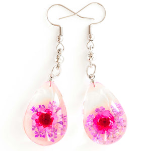 Earrings Pink-Purple Orb Bea Earrings