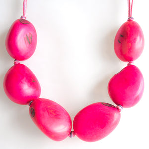 Pink Tagua Necklace