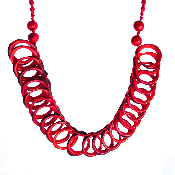 Red Tagua Necklace
